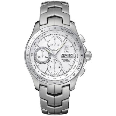 TAG Heuer Men : Link Automatic Chronograph Day-Date Watch